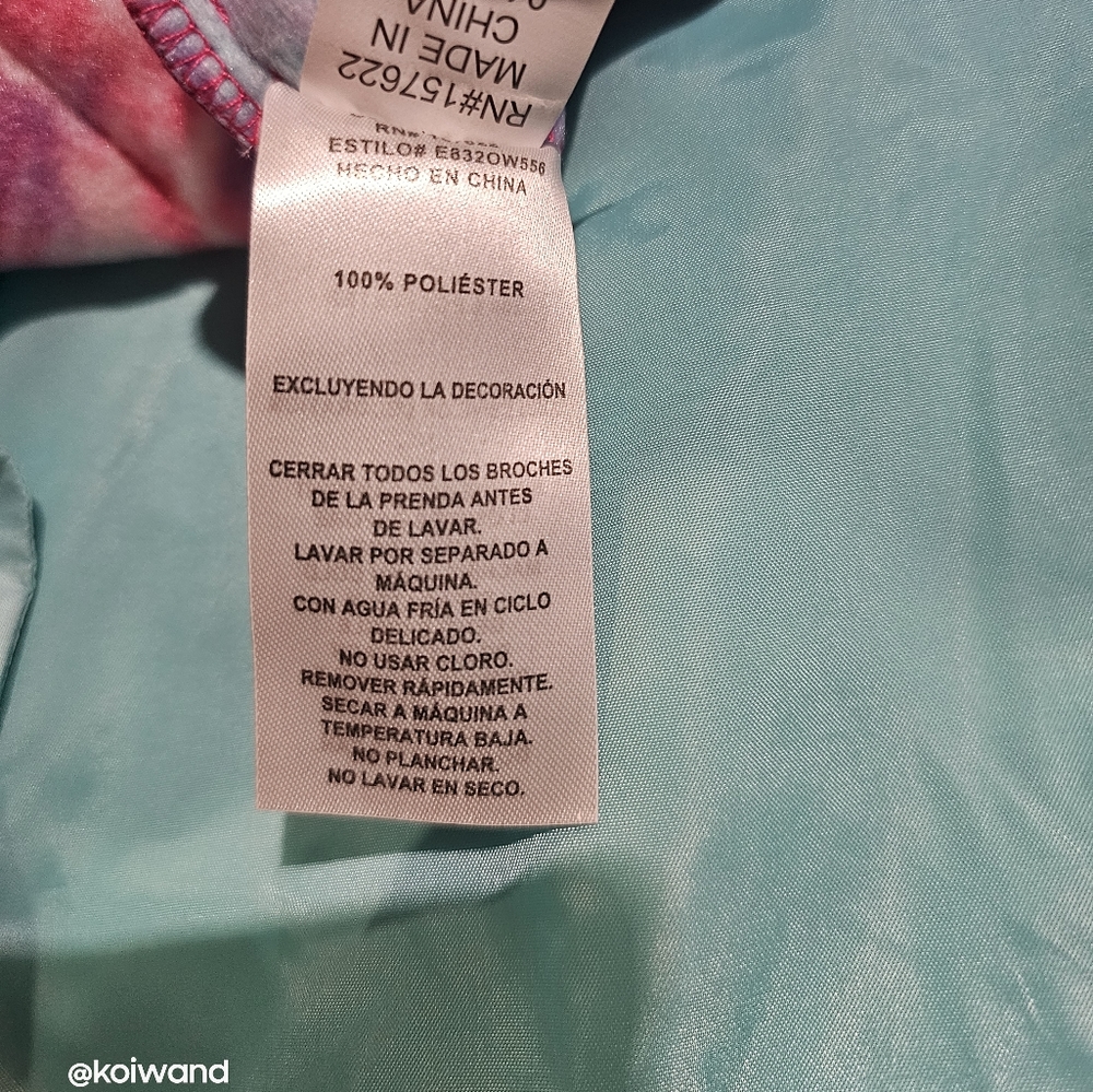 Eddie Bauer Girls Magenta Lightweight 3 in 1 Jacket Size M-10/12 - Picture 11 of 15